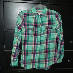 Long sleeve plaid shirt